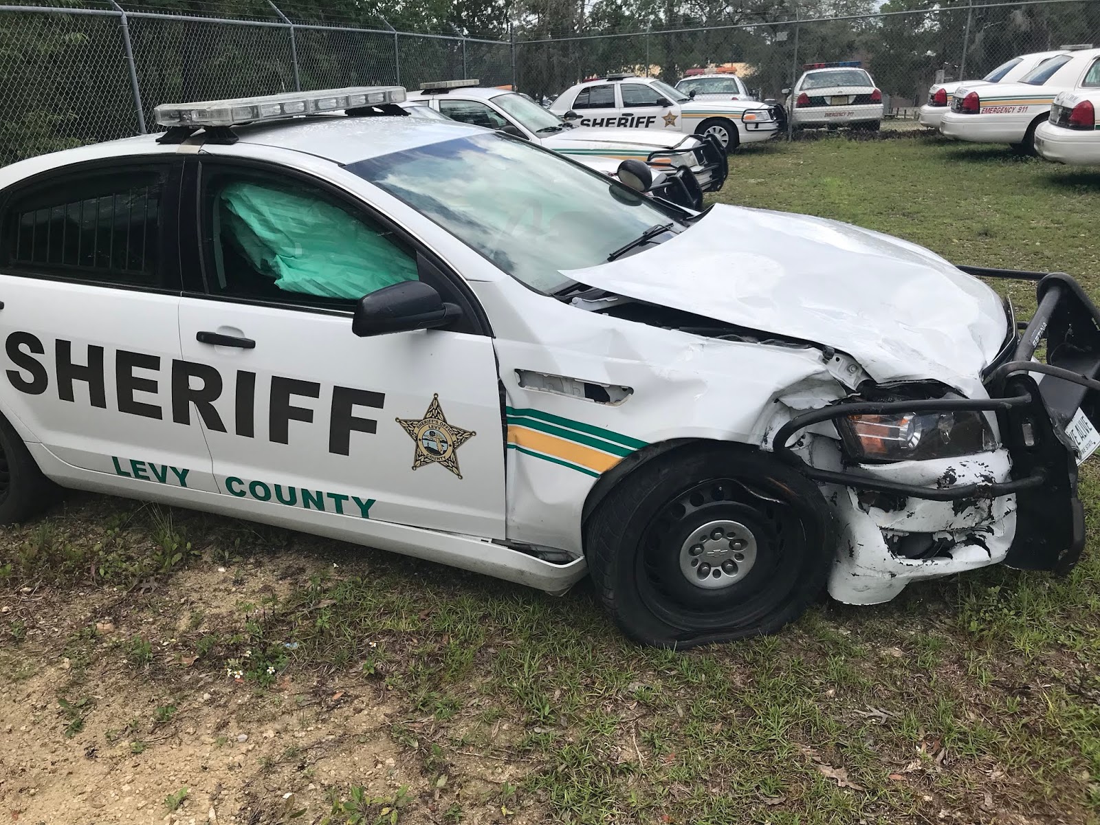Levy County Sheriff's Star: Man Flees from Deputy-Causes Crash