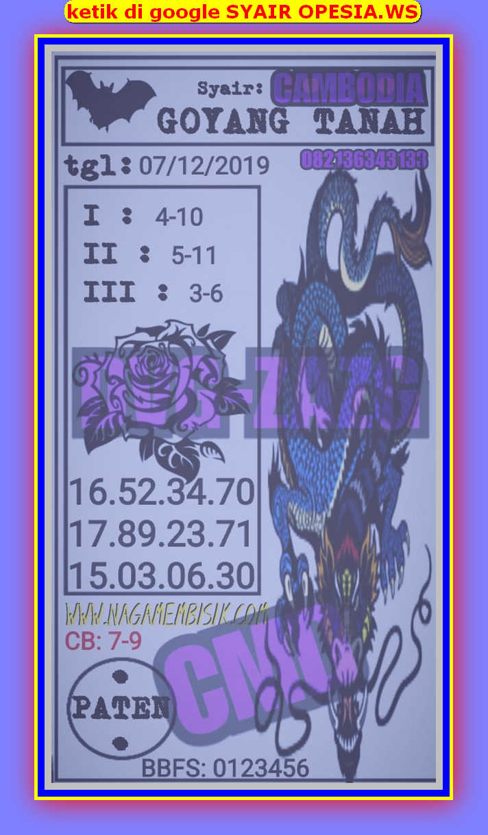 1 New Message Kode Syair Sydney 7 Desember 2019 Forum Syair Togel Hongkong Singapura Sydney