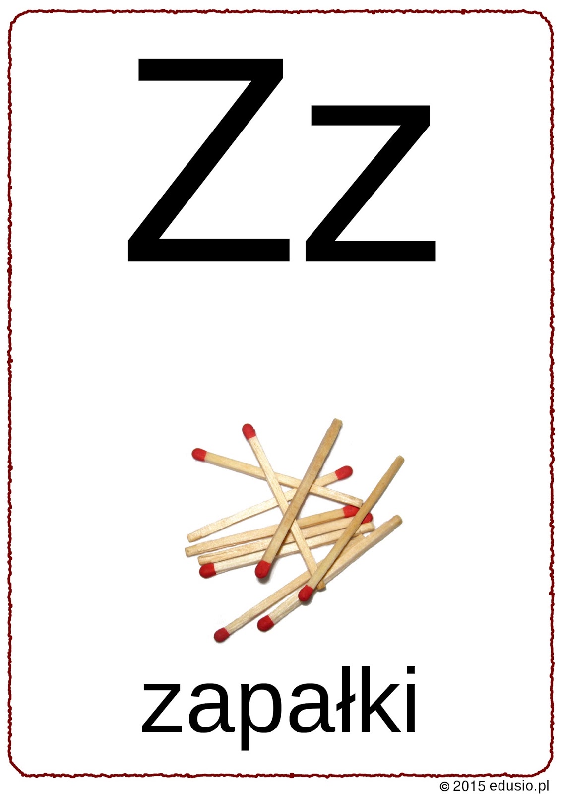 Edusio Druczki Do Nauczki Litera Z