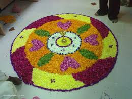 Simple Flower Rangoli Designs Simple Flower Rangoli Designs