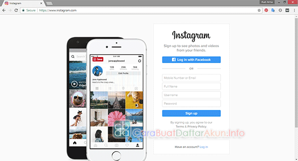 Membuat Instagram Baru Di Laptop | trik cara membuat instagram di komputer laptop tanpa gagal Membuat Instagram Baru Di Laptop | trik cara membuat instagram di komputer laptop tanpa gagal