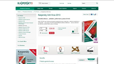 Kaspersky Anti-Virus 2013, Antivirus