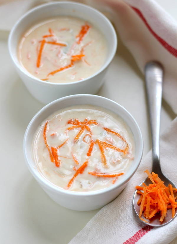 Delicious Carrot Raita Carrot Raita Recipe Crispyfoodidea