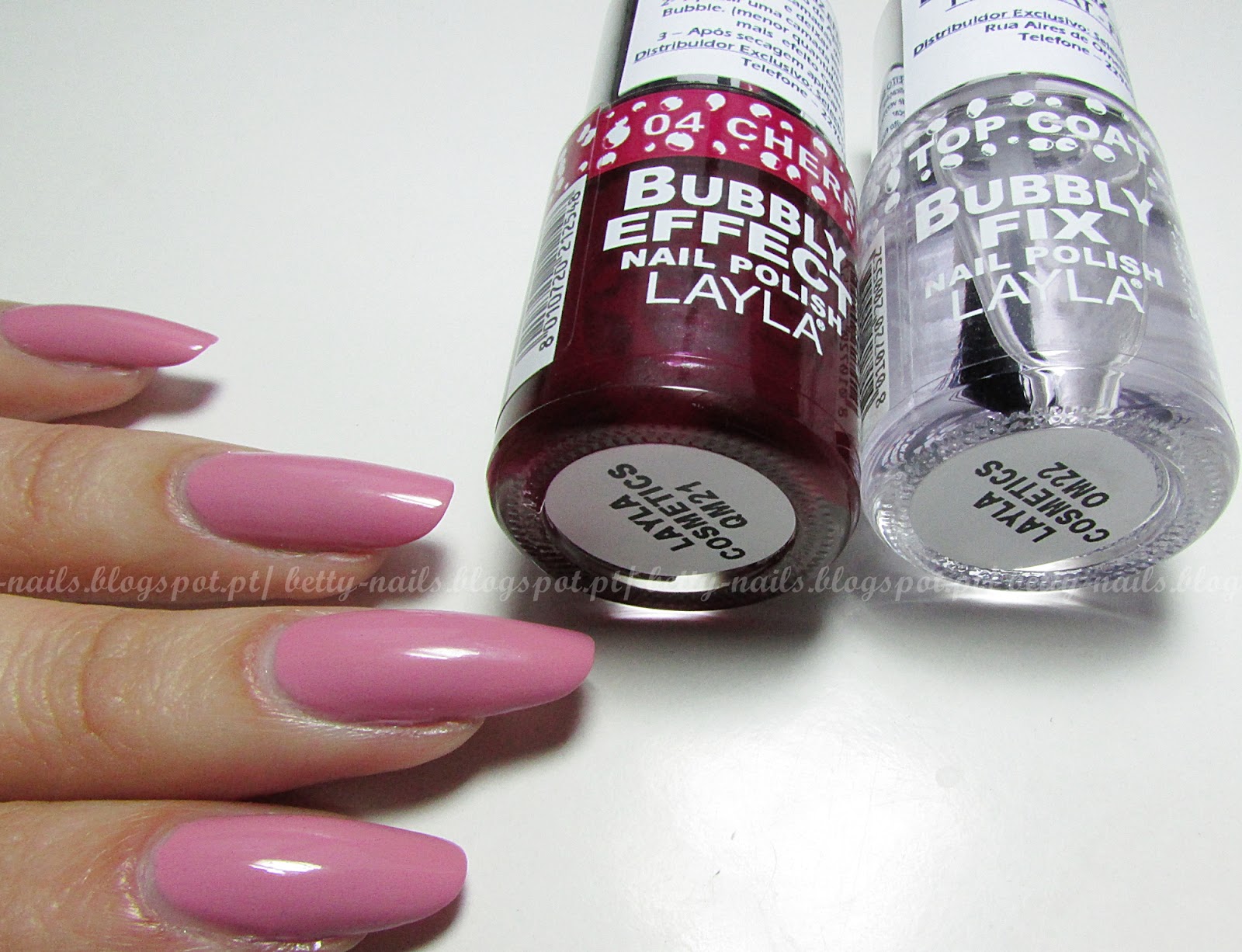 Betty Nails Layla Bubbly Effect and Top Coat Review [Video]