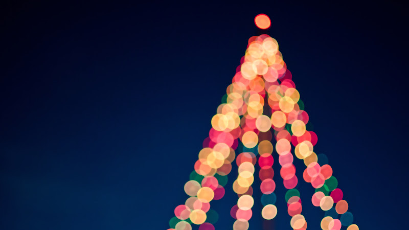 Bokeh of Christmas Tree
