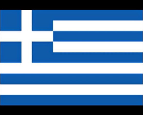 bandera azul negra y blanca