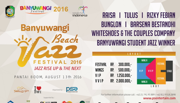 Yuuk..Ikuti Update di Sosial Media Banyuwangi Beach Festival #BBJF 2016