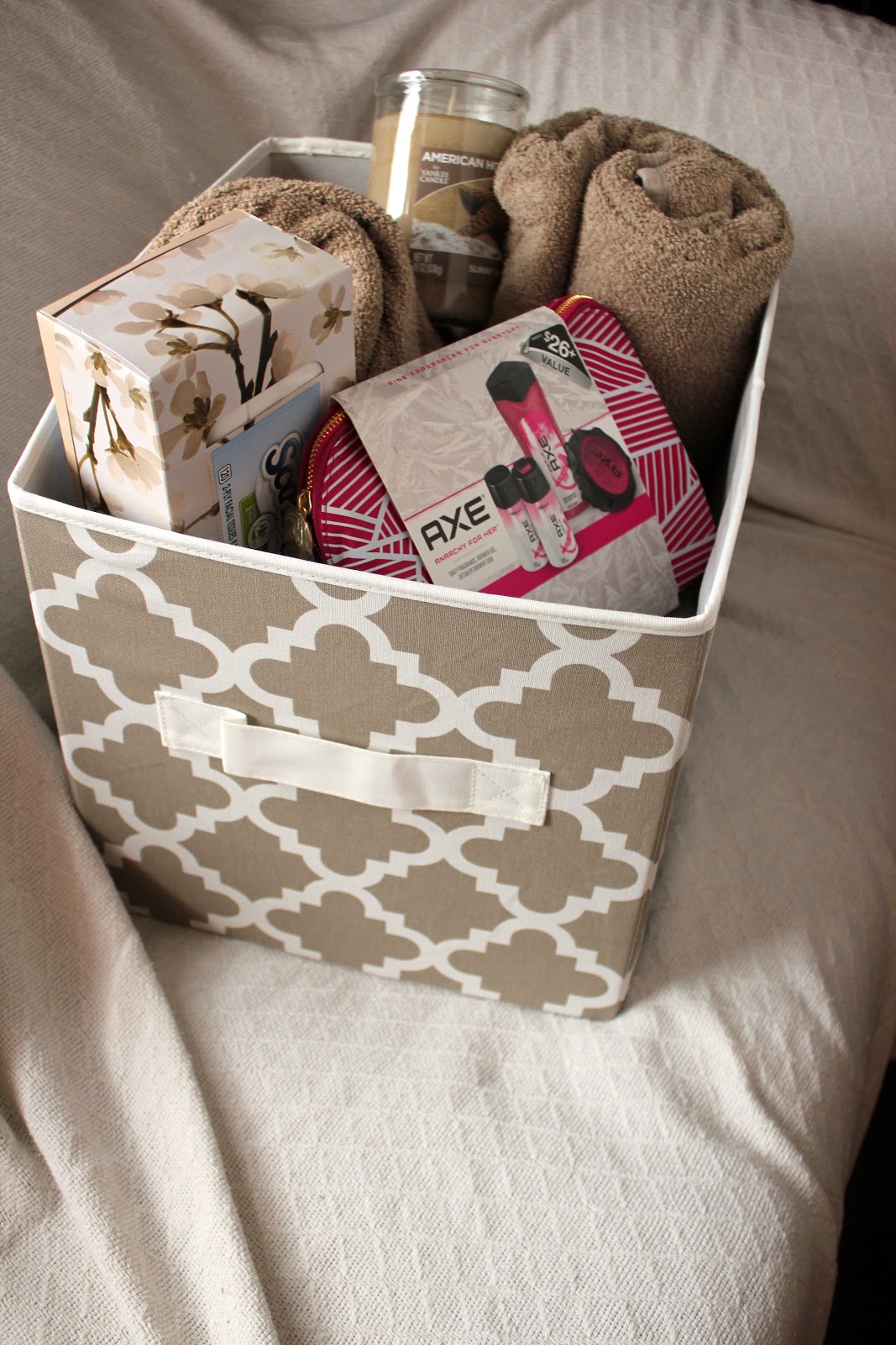 How to Create a Guest Basket (and Towel Rolling Tutorial!)