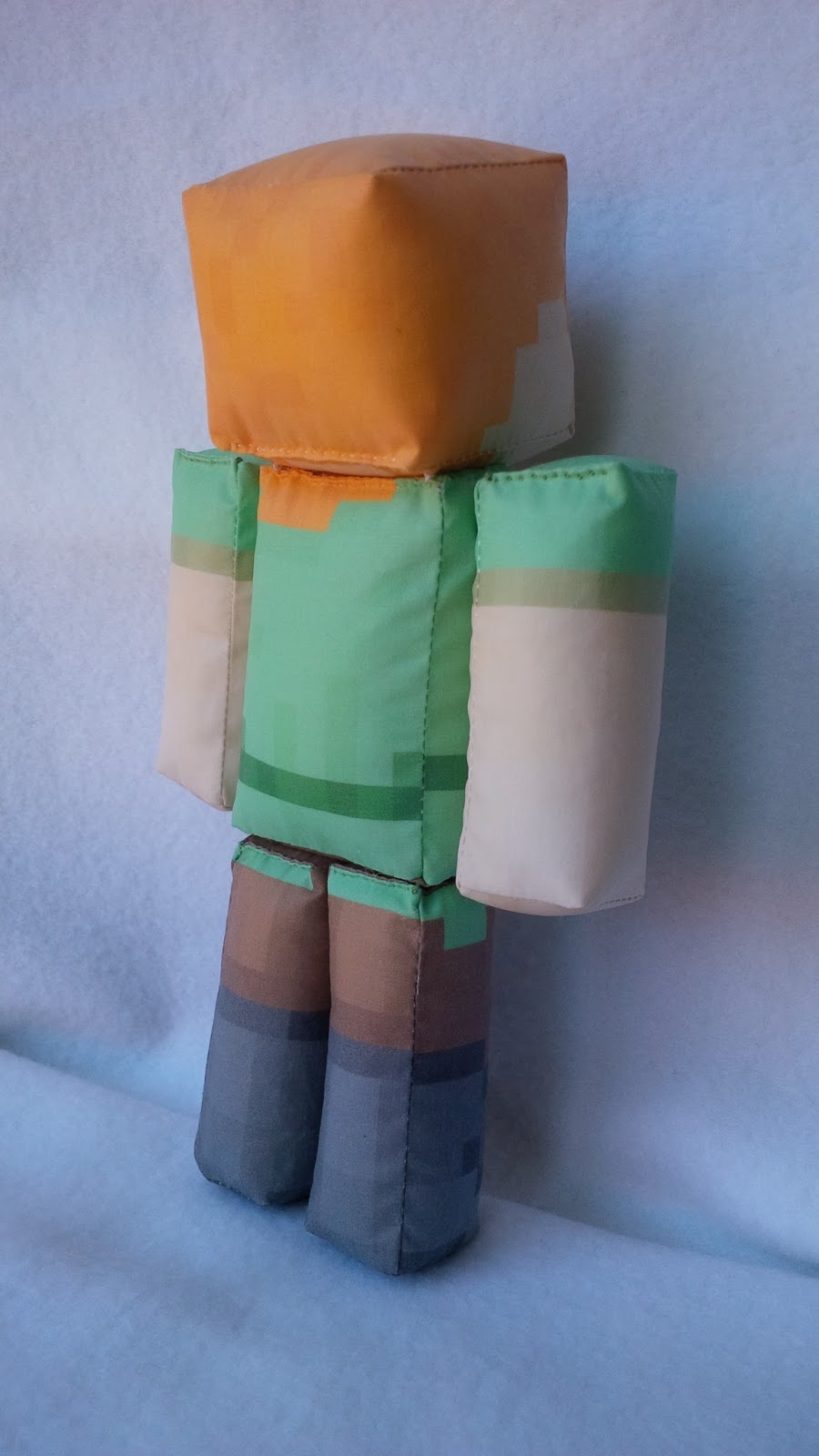 CraftingNerdy: Minecraft inspired Steve and Alex plush toys
