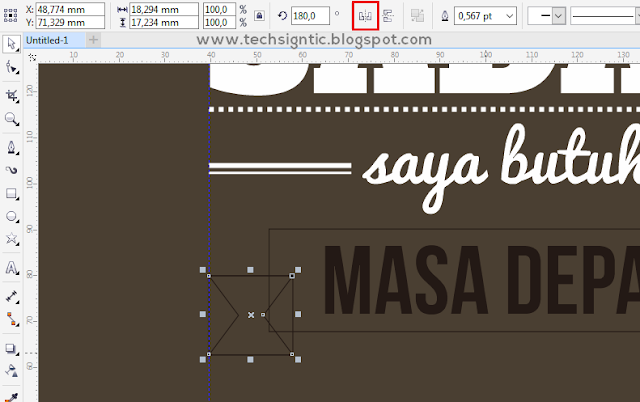 Tutorial Membuat Tipografi di CorelDraw X7 - TechSigntic