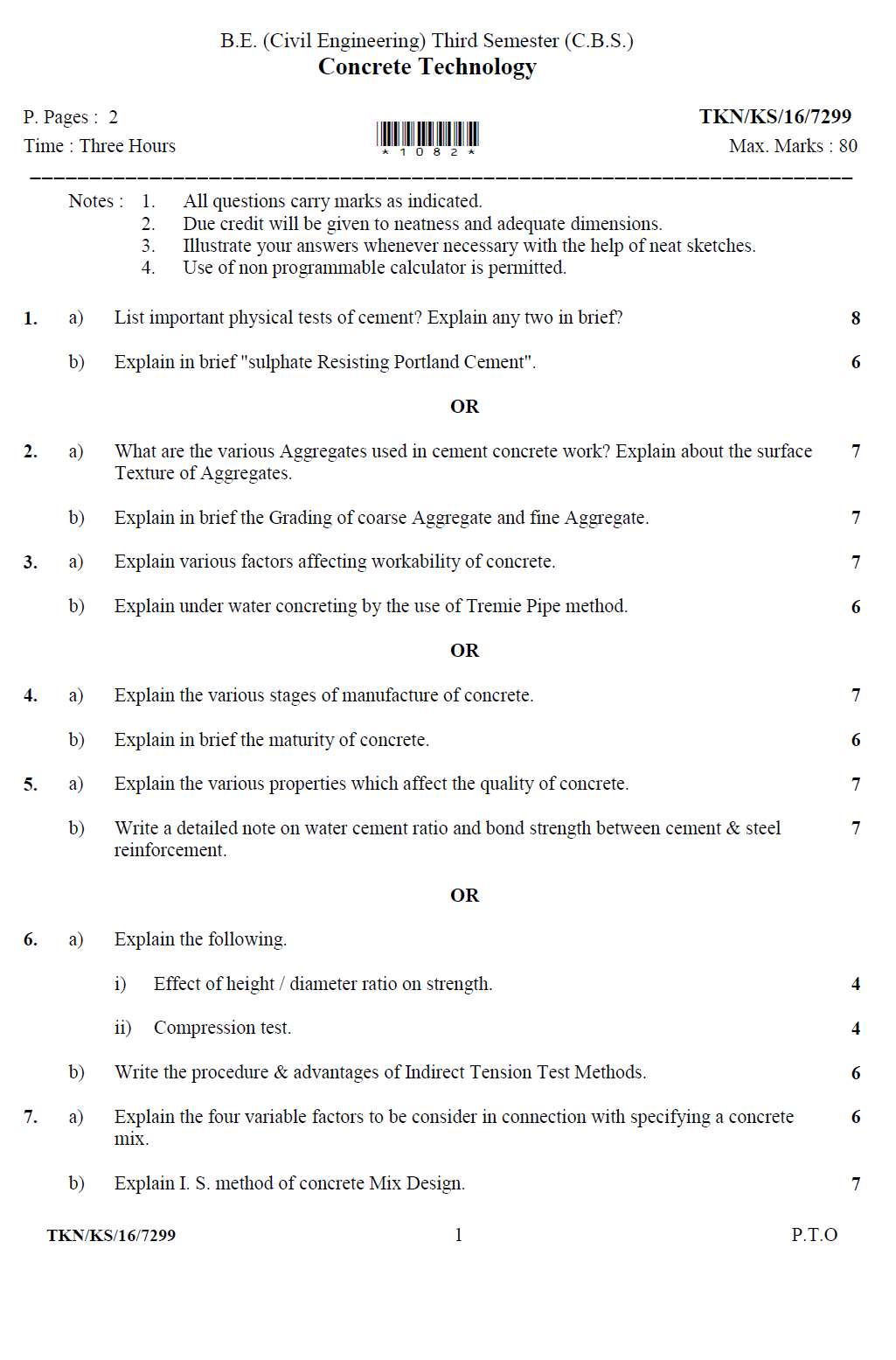 CE Soil Mechanics Question Papers Anna University Regulation