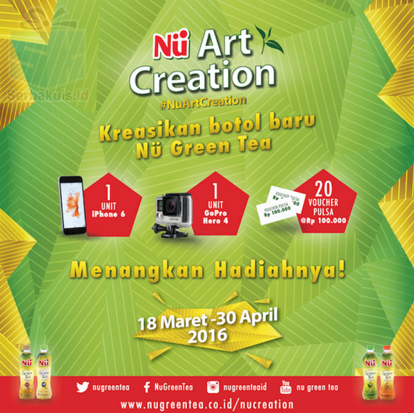 Kontes Nu Art Creation Berhadiah iPhone 6s & GoPro Hero 4 Kontes Nu Art Creation Berhadiah iPhone 6s & GoPro Hero 4