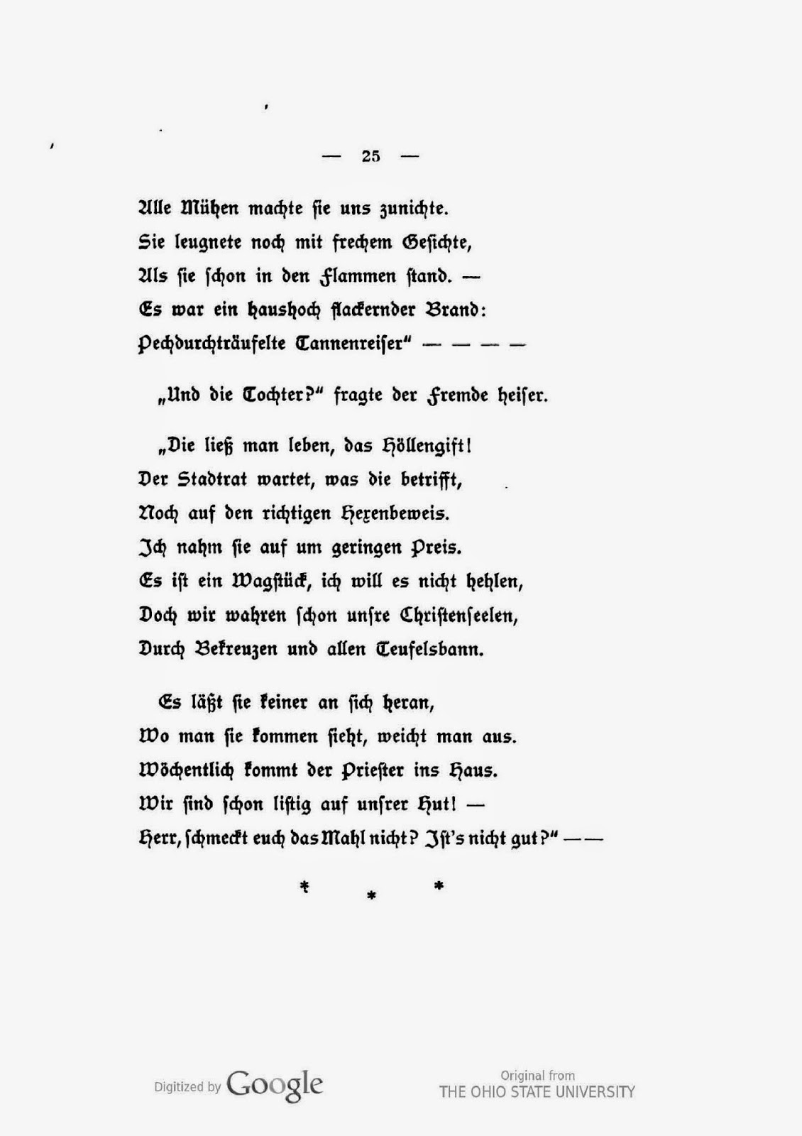 Epoesie Frida Schanz Das Hexenkind