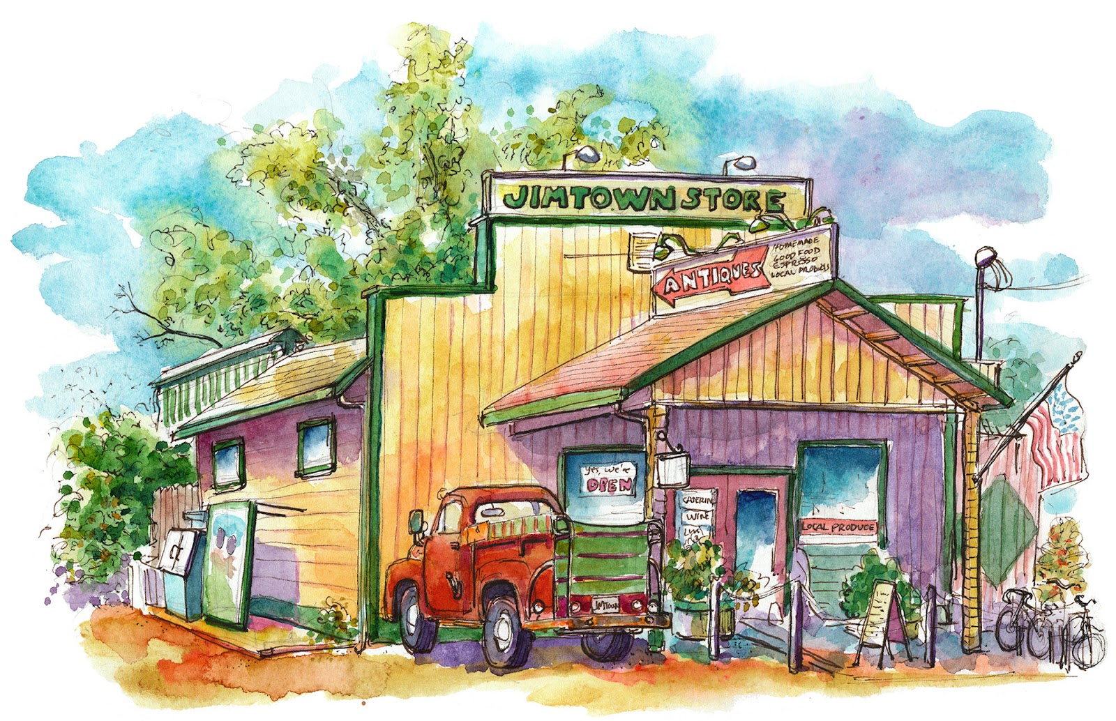 Meet The Correspondent Richard Sheppard Sonoma County Wine Country Urban Sketchers