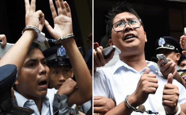 MYANMAR JAILED REUTERS REPORTERS & U.S. BORDER PHOTOGRAPHERS WIN PULITZER PRIZES