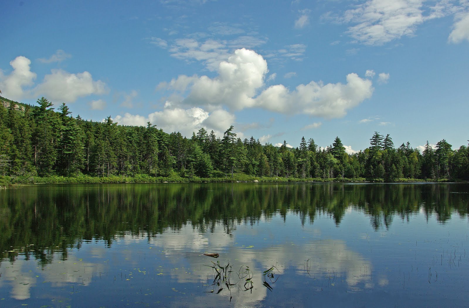 Hiking in Maine with Kelley 8/26/11 Hidden Ponds