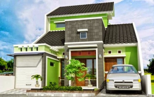 Contoh rumah minimalis type 36 2 lantai