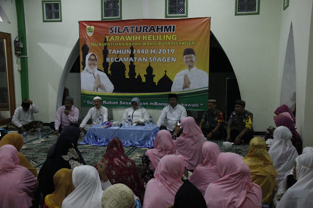 Ini Pesan Bupati Sragen Saat Safari Ramadhan Di Sine