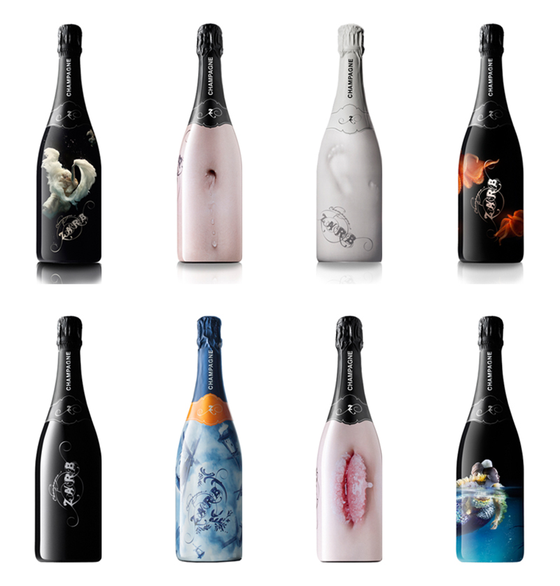 Zarb Champagne Art Bottles