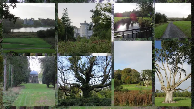 The grounds and golf course at Dromoland Castle near Limerick Ireland
