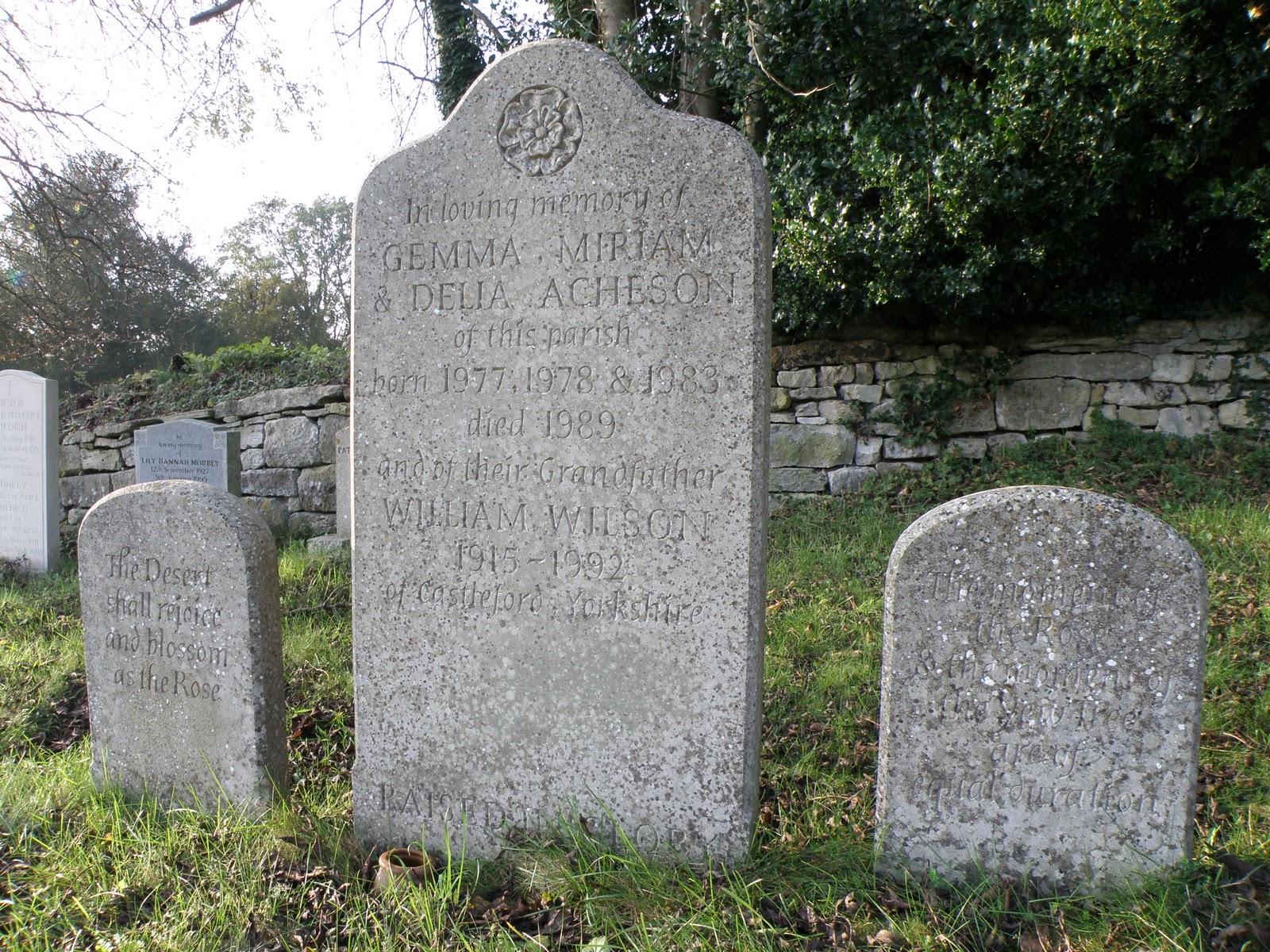Verbum Vox Cleaning an old headstone