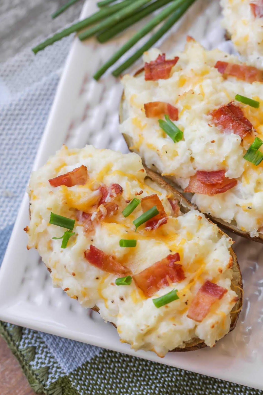 EASY TWICE BAKED POTATOES WONDERFOOD KITCHEN