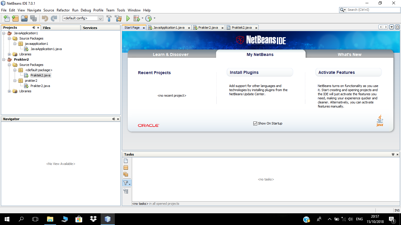 Teknik Informatika: Tahapan dan contoh latihan NetBeans