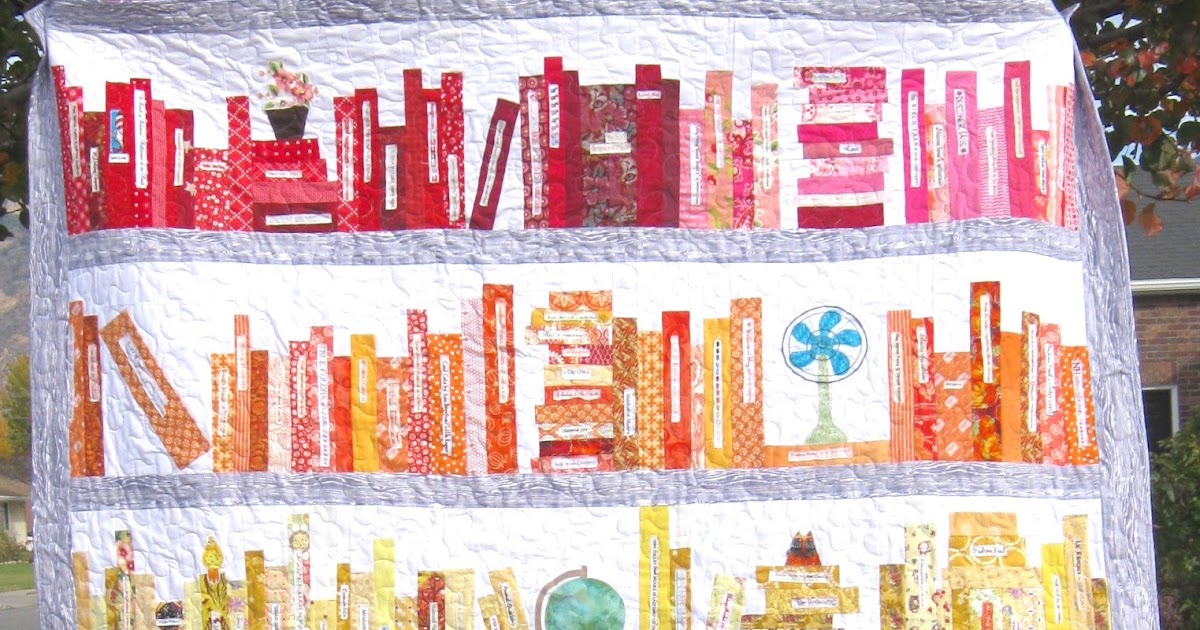 CRAZY BY DESIGN Reading Rainbow Quilt Finished!