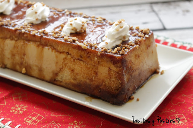 Flan De Turrón
