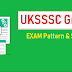 UKSSSC Group C Exam Pattern 2019 - Download PDF