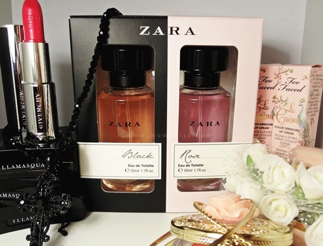 zara rose and black perfume