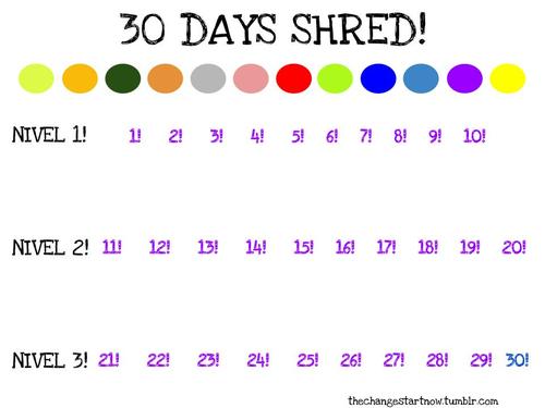 jilian michelas 30 day shred level 2 jilian michelas 30 day shred level 2