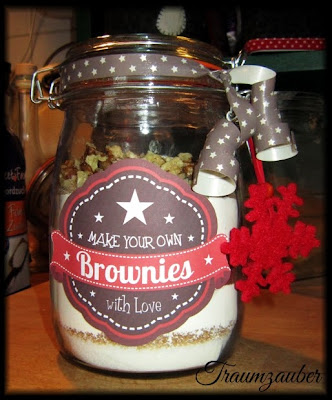 Brownies im Glas - verschenken