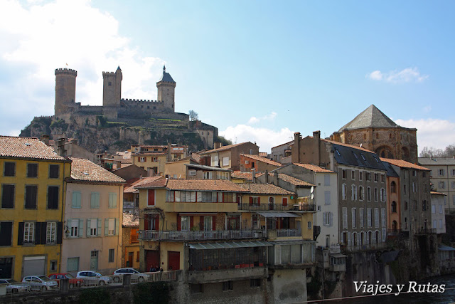 Foix Río Ariege a su paso por Foix
