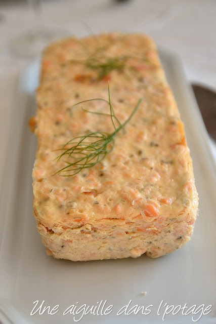 Terrine aux deux saumons, mayonnaise à l'aneth