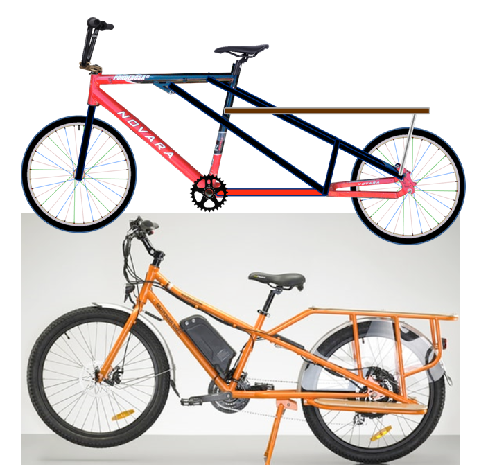 Mesquite Hugger NoWeld, DIY Longtail Cargo Bike Frames