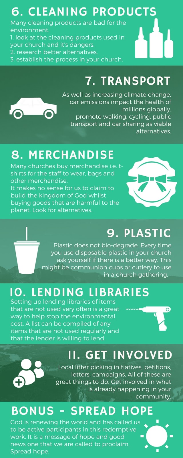 11 Ways To Make Your Church More Environmentally Friendly Infographic 11 Ways To Make Your Church More Environmentally Friendly Infographic Part 2