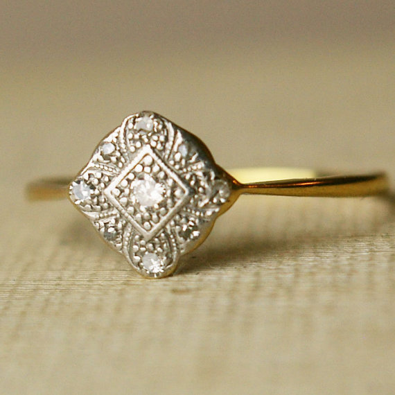 vintage-antique-engagement-wedding-ring-
