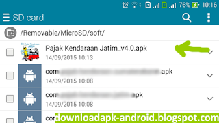 Aplikasi Android Cek Pajak Kendaraan JATIM APK Android Cek Pajak Kendaraan