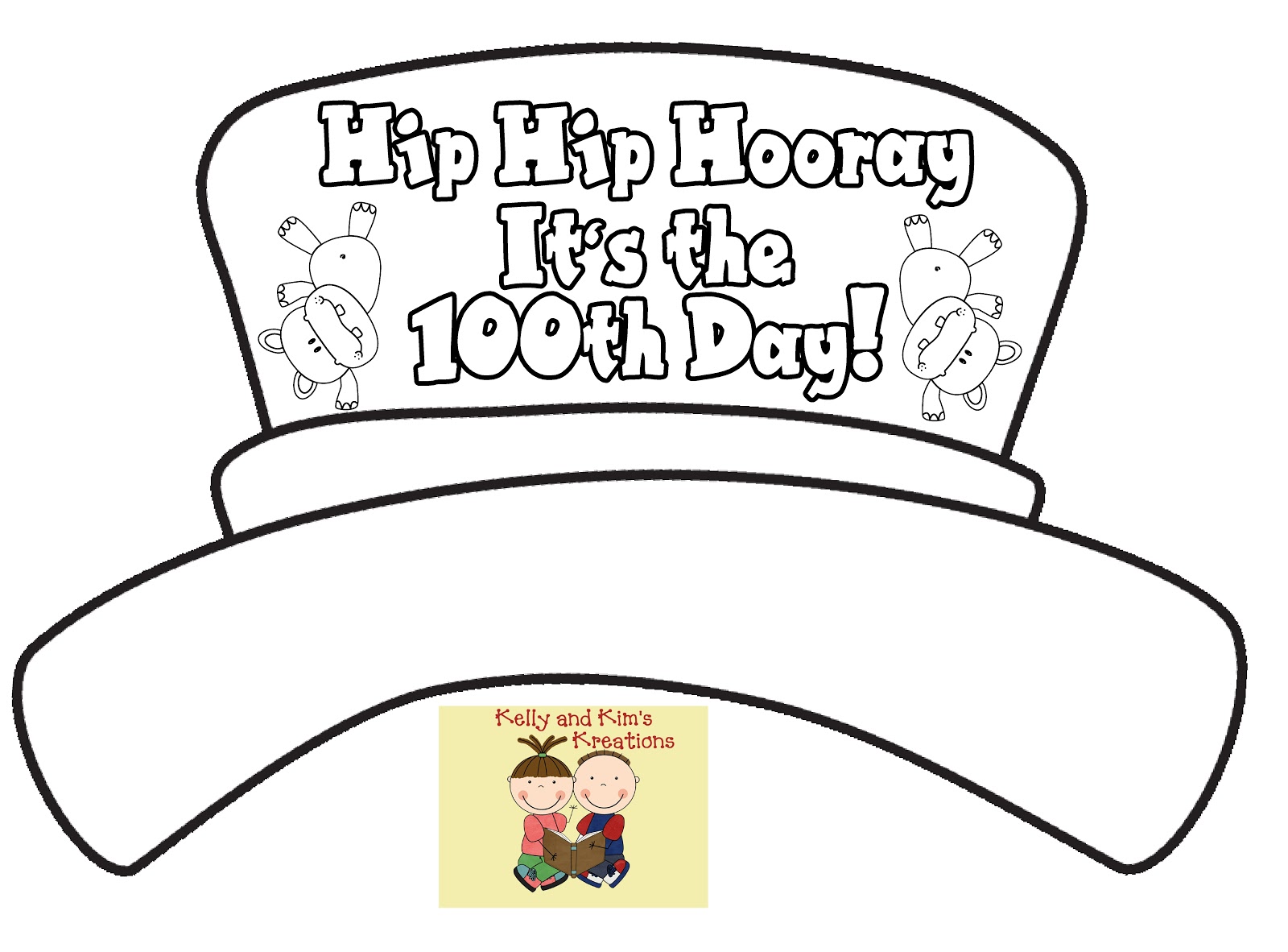 Kelly and Kim's Kreations 100th Day Friday Freebie!