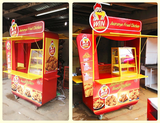 gerobak win friedchicken rajanya ayam rp 5 900 000 gerobak win friedchicken rajanya ayam rp 5 900 000