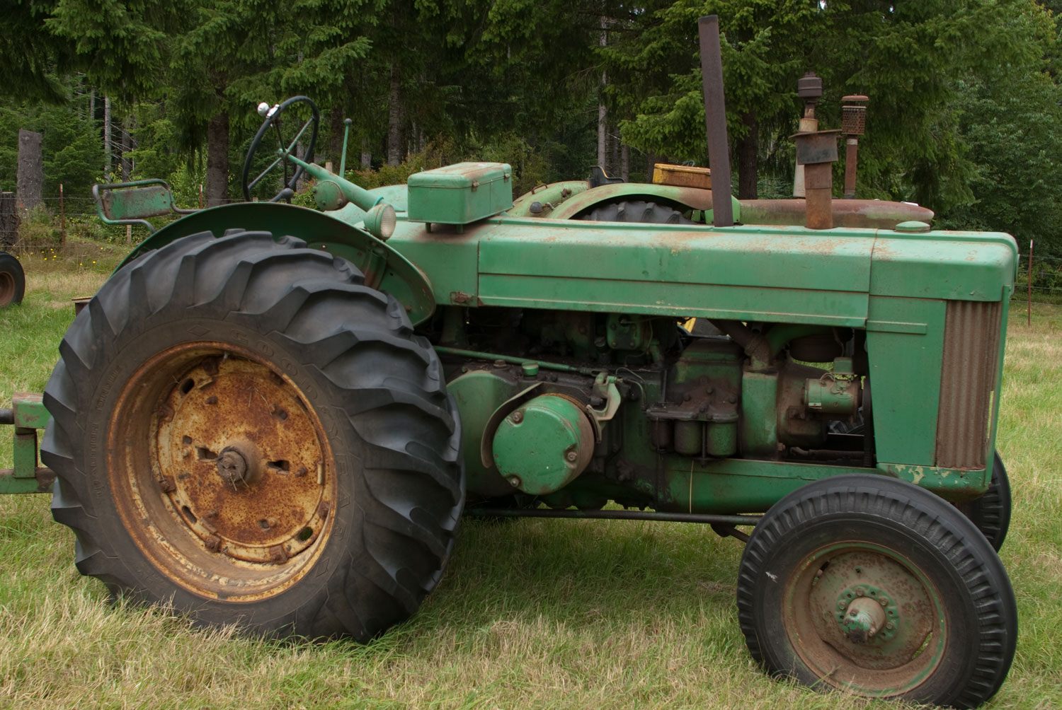 Just A Car Guy 1950 Model R, the 1st diesel John Deere tractor