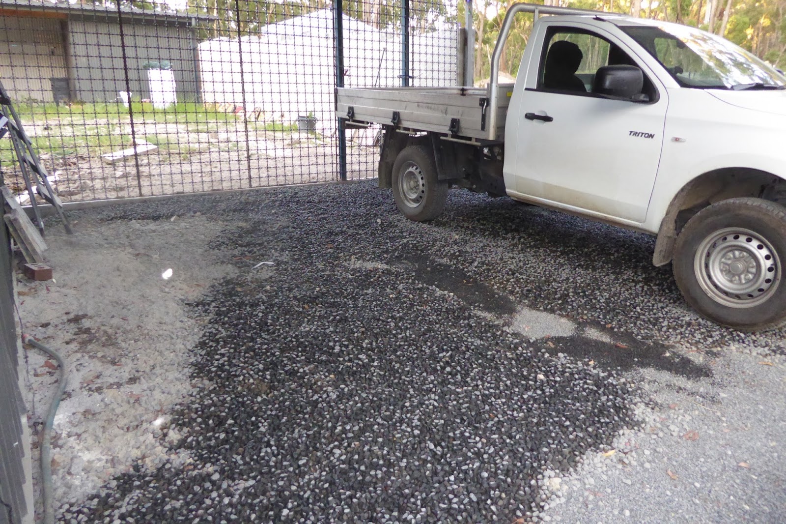 Not Percy Grainger's Garden Carport Panels Attached