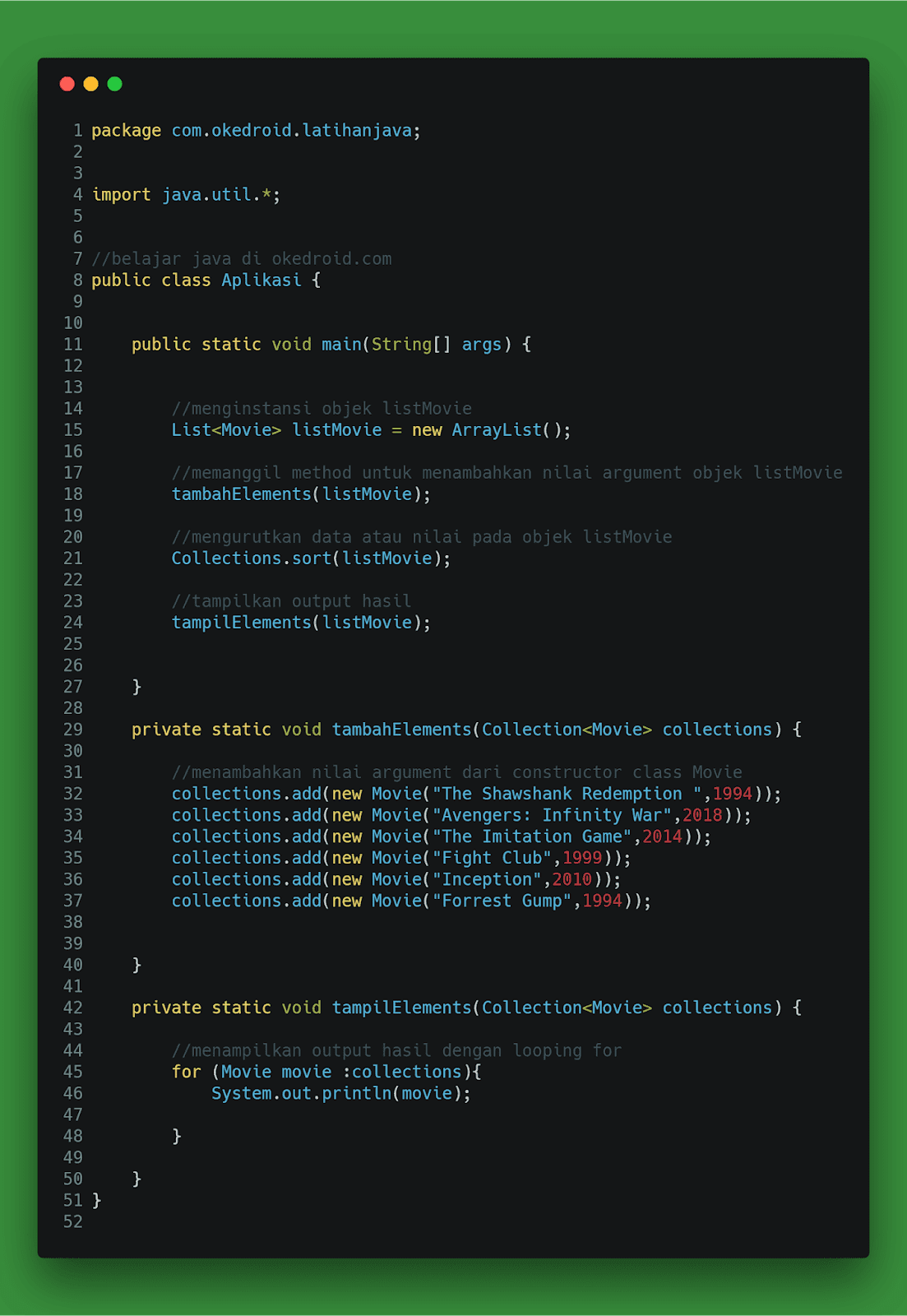 Сортировка списка java. Сортировка списка java