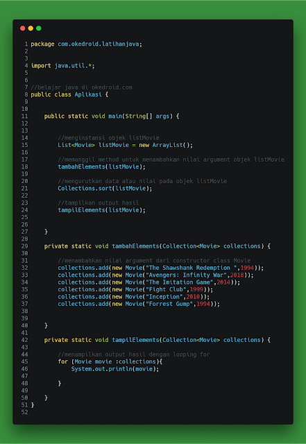 Cara Mengurutkan (Sorting) List Dengan Comparable Di Aktivitas Java ...