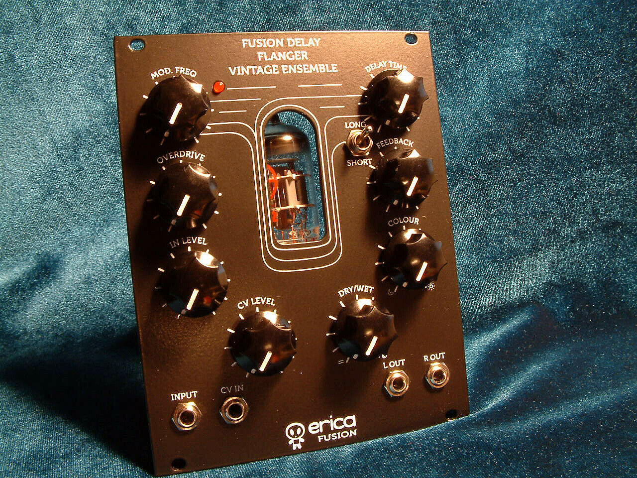 MATRIXSYNTH: Erica Synths Fusion Delay Flanger Vacuum Tube