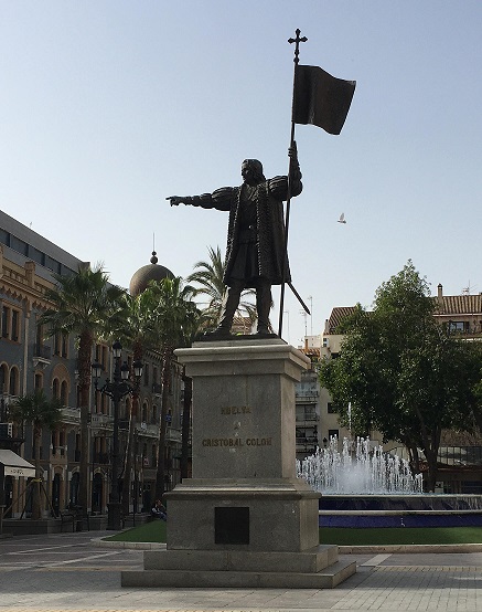 Monumento a Colón en Huelva.