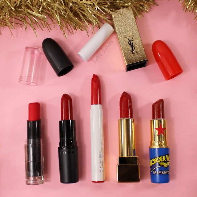 5 favourite red lipsticks