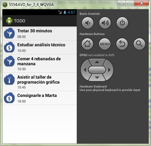 Aplicación Android con un ListView e ImageView
