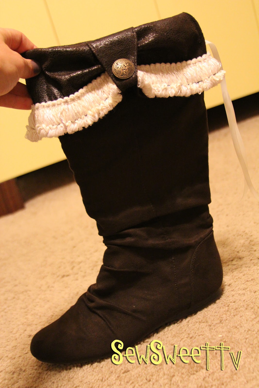 SewSweetTV Pirate Boot Covers
